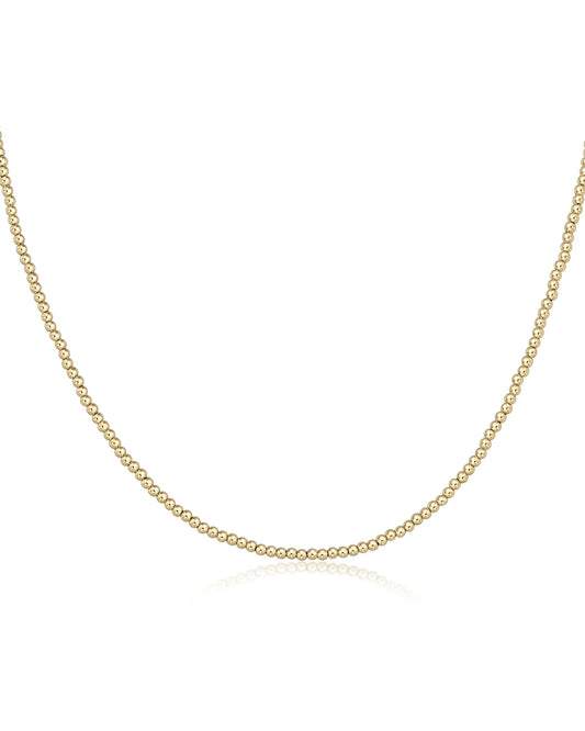 17" Choker Classic Gold 2.5mm Bead