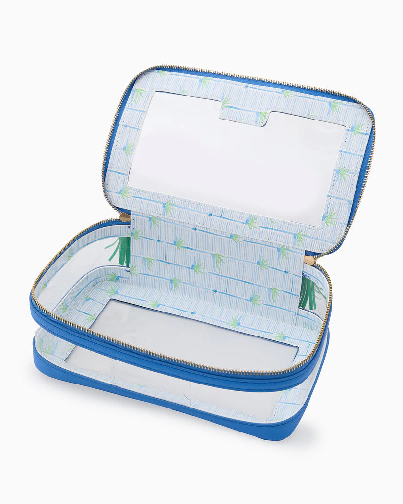 Mahjong Tile Storage Bag Blue
