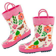 Kids Butterfly Rain Boot