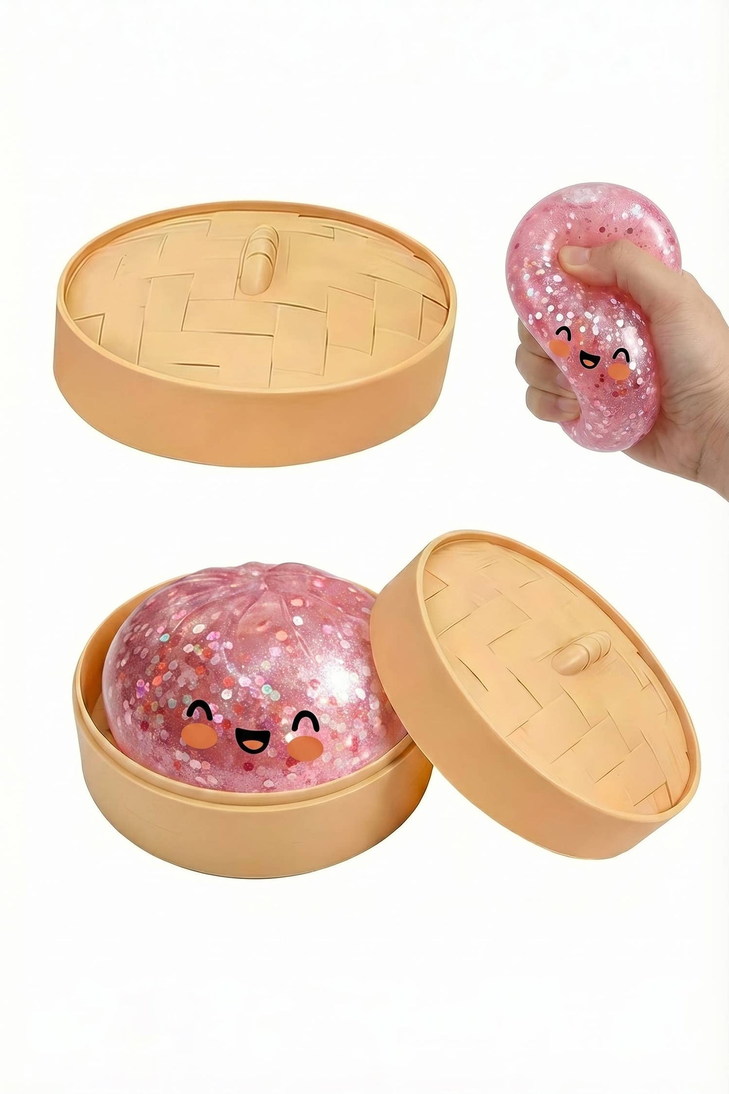 Suprise Squishy Dumplin' Toy: Gold Case