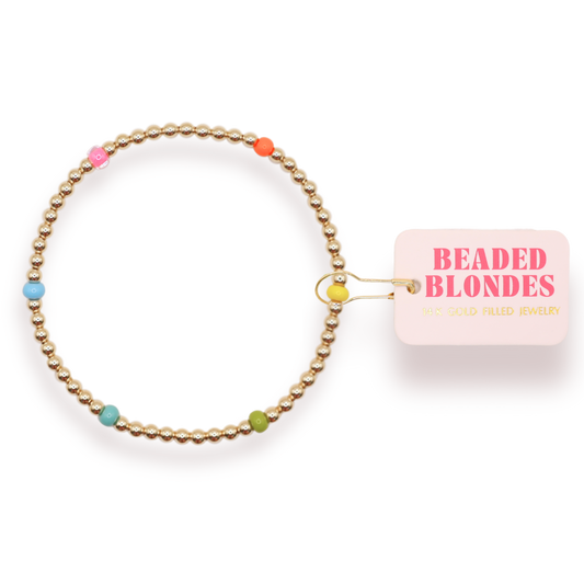 Confetti Poppi Bracelet: Standard 6.75 inch