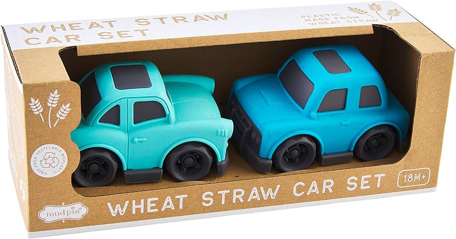 Straw Car Wheat Straw Car Set β Top Knot Gifts & Boutique