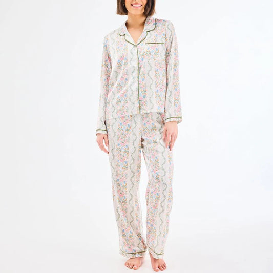 Charlotte Pajama Set in Ivy Lane Ivory