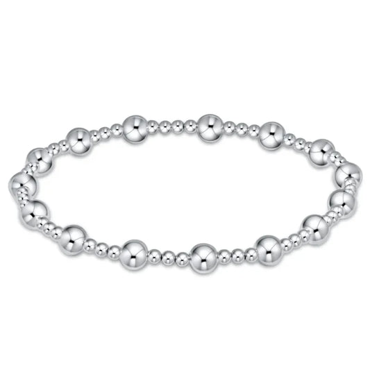 Classic Sincerity Pattern 5mm Bead Bracelet - Extends