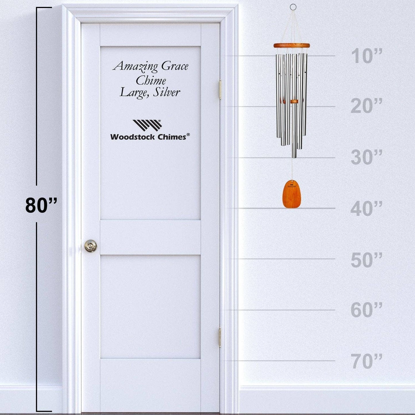 Amazing Grace® Chime - Large, Silver