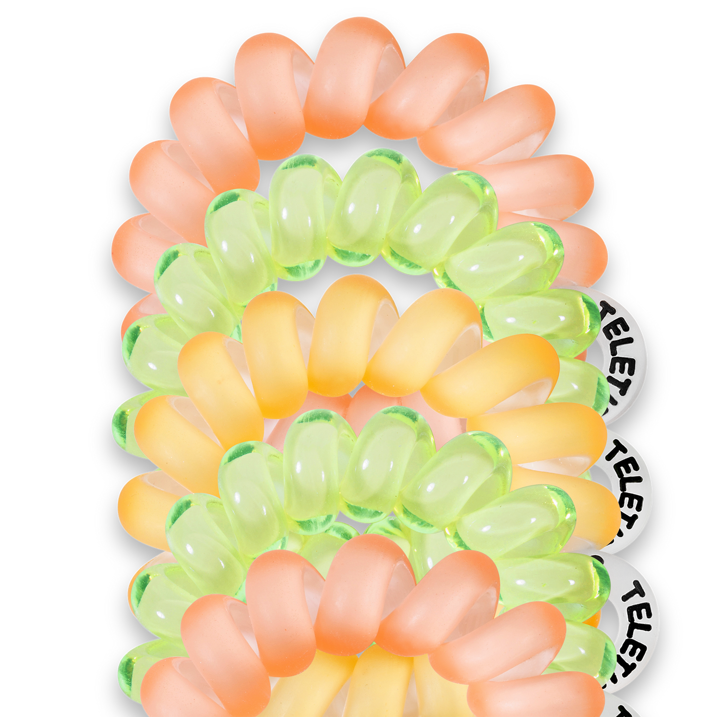 Summer Solstice - Tiny Spiral Hair Coils, Hair Ties, 5-Pack
