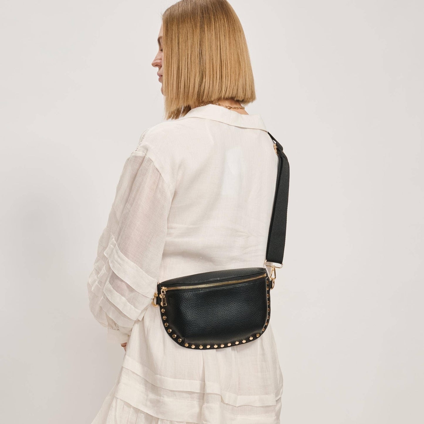 Gizelle Belt Bag: Natural