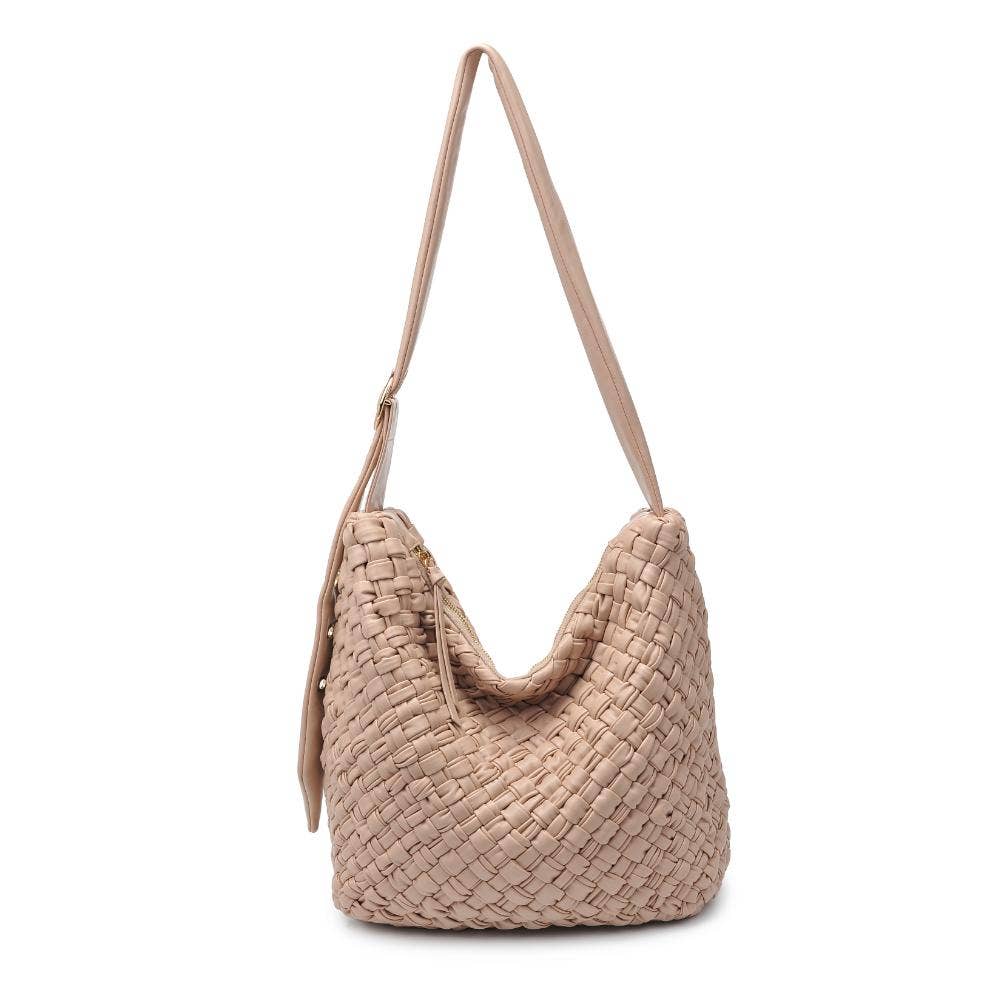 Classica Woven Crossbody: Oatmilk