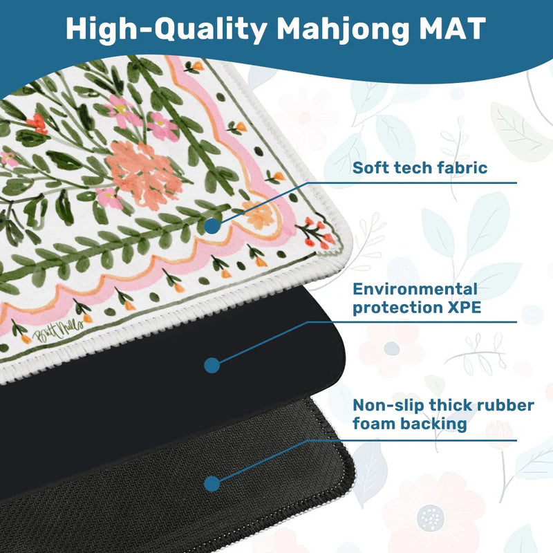 Britt Mills Mini Travel Mahjong Mat (Non-Neoprene): Walk in the Park