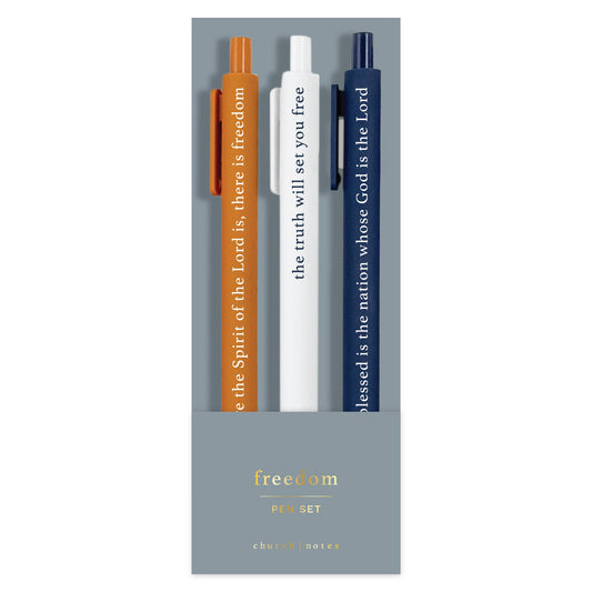 Freedom Bible Study Pen Set
