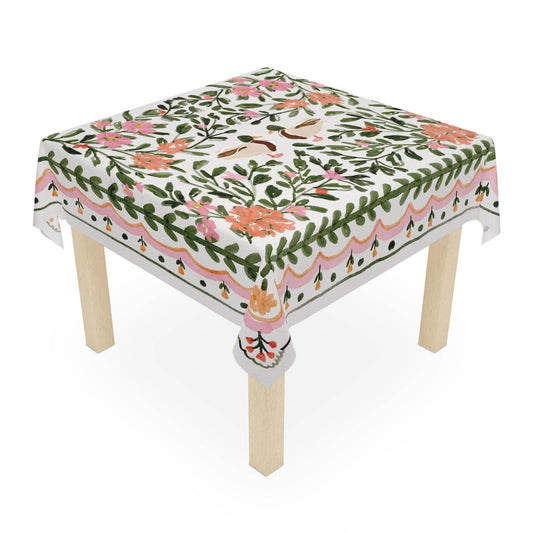 Walk in the Park Square Tablecloth: 55"x55" - Polyester