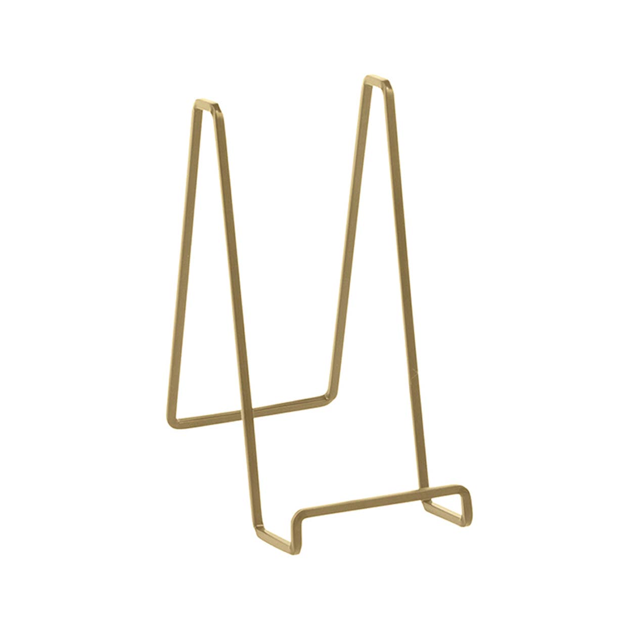 Square Wire Stands: Gold / 4"