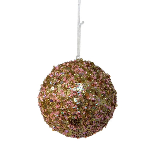 Shine Bright Jewel Bead Ball Ornament