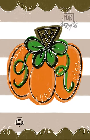 Pumpkin Garden Flag