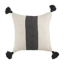 One Stripe Black Pillow