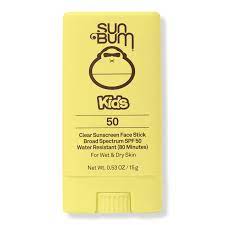 Kids Clear Sunscreen Face Stick SPF 50