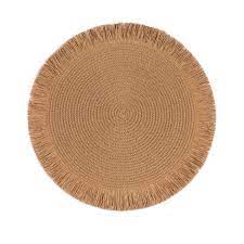 Round Fringed Placemats