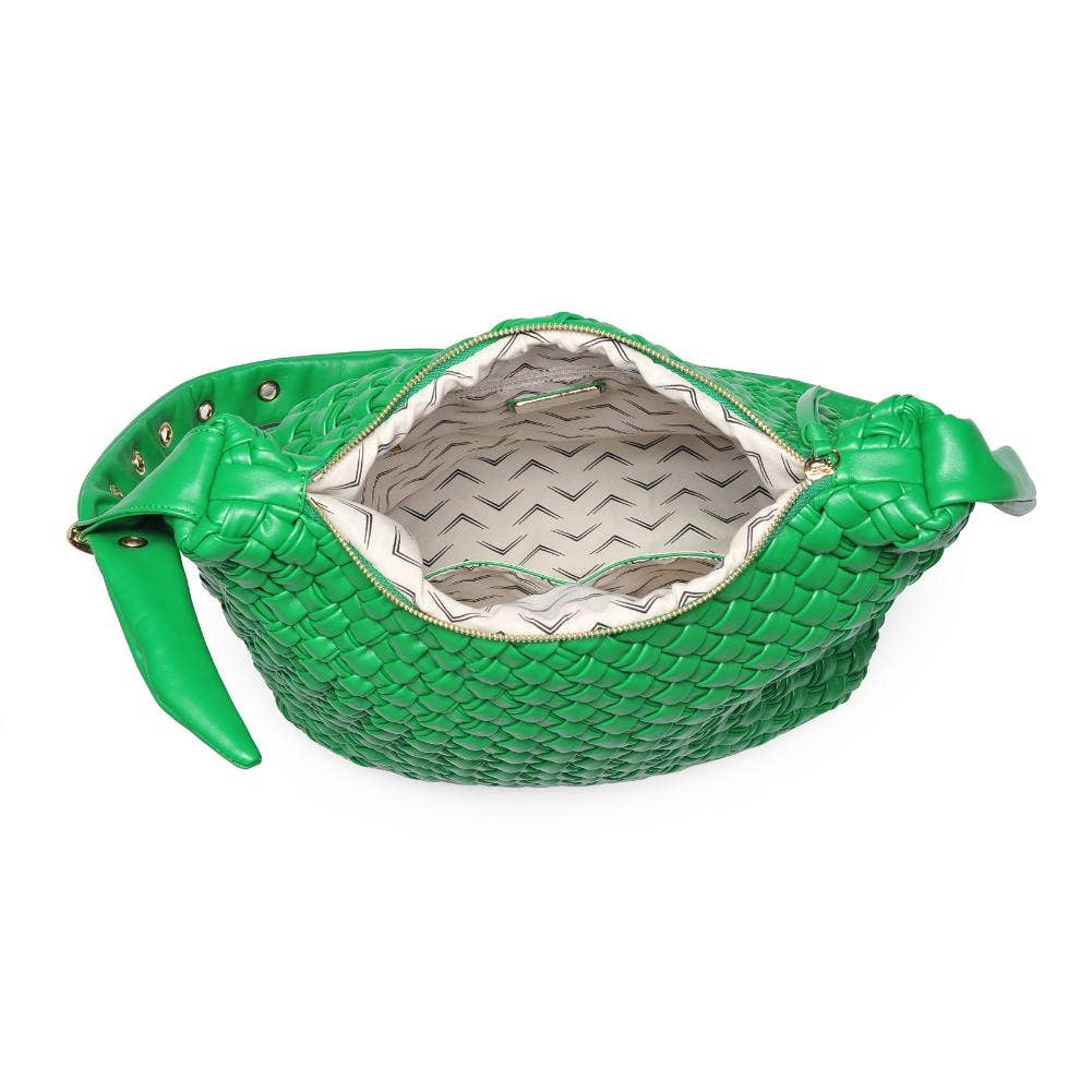 Classica Woven Crossbody: Oatmilk