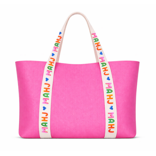 Mahjong Tote Bag | Pink