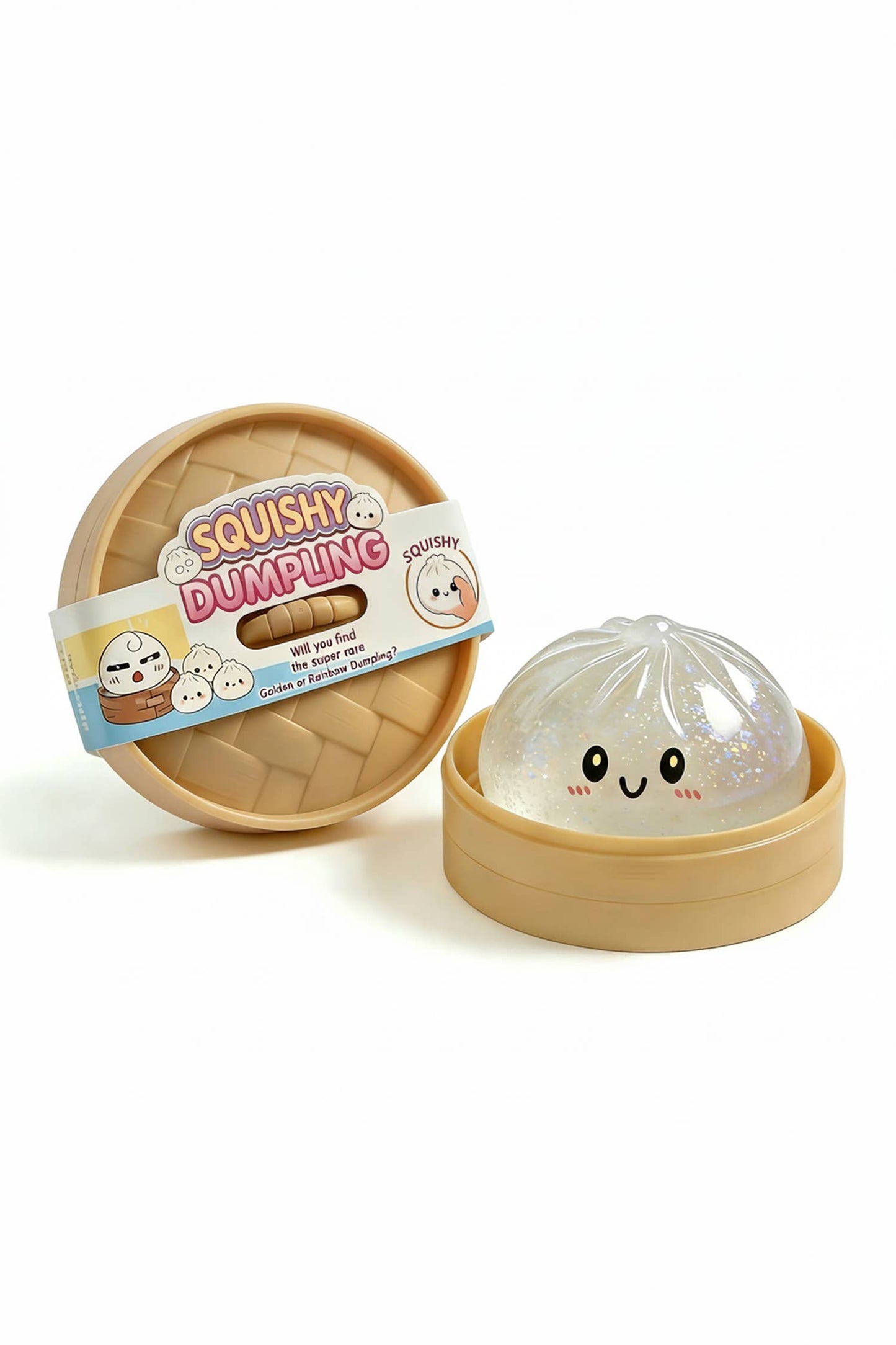 Suprise Squishy Dumplin' Toy: Gold Case