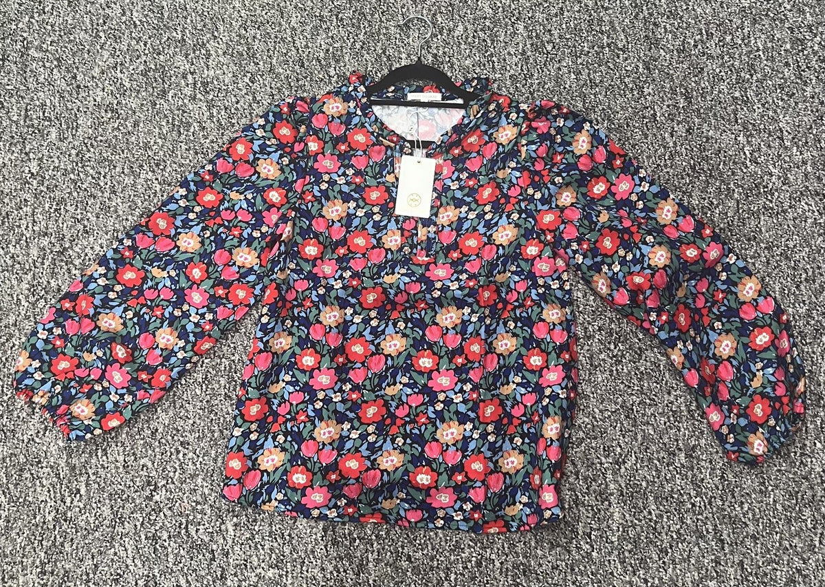 Lainey Painted Tapestry Top