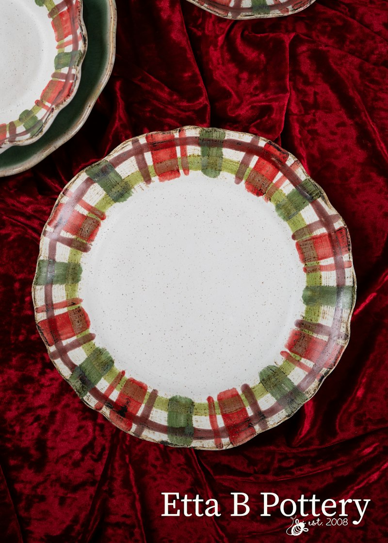Christmas Fireside Plaid Buffet
