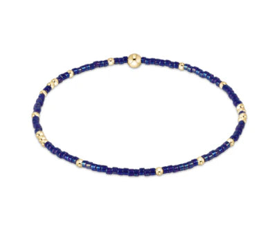 EGIRL HOPE UNWRITTEN BRACELET - BLUE METALLIC