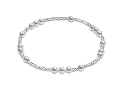 Hope Unwritten Pearl 4mm Sterling Bracelet