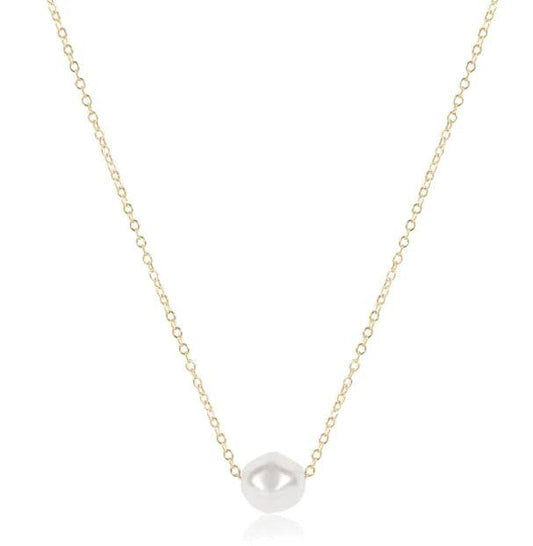 16" NECKLACE GOLD - ADMIRE  PEARL