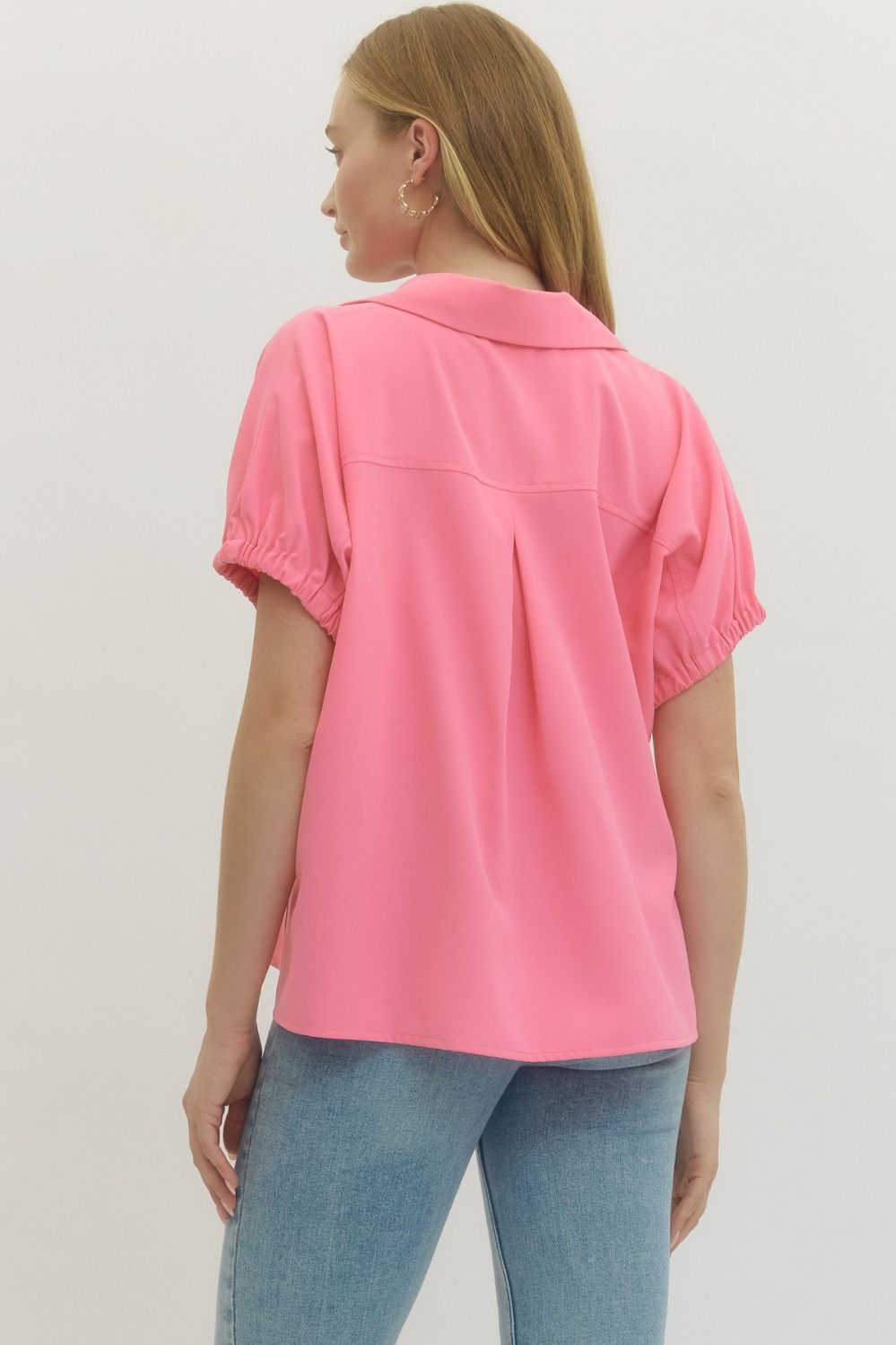 Split Collar Top