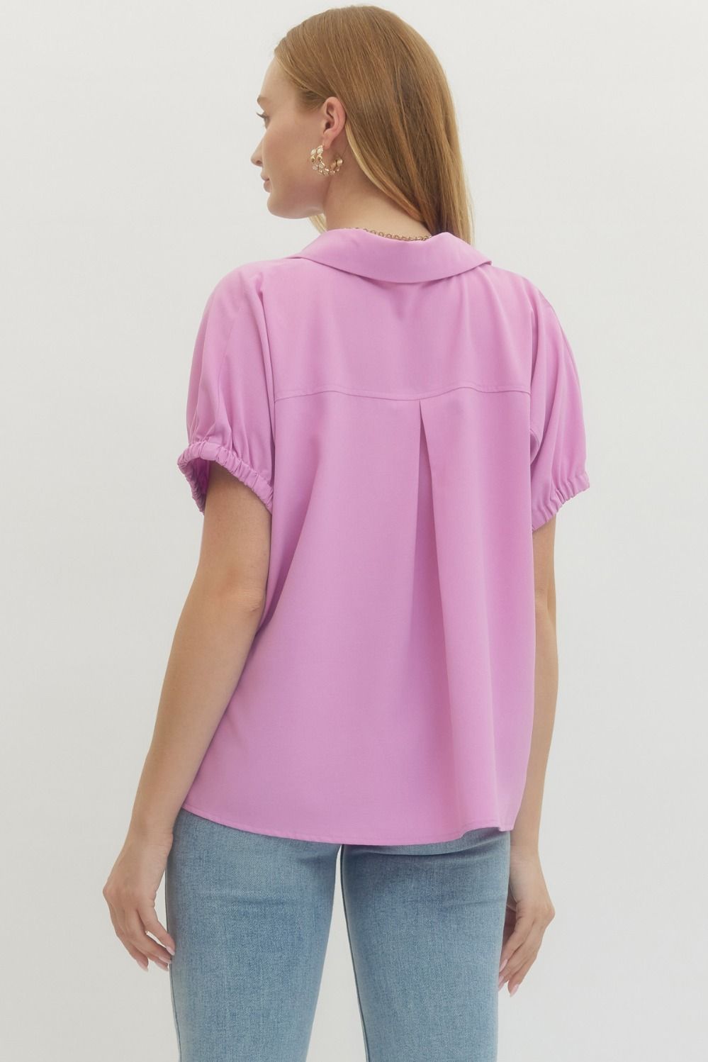 Split Collar Top