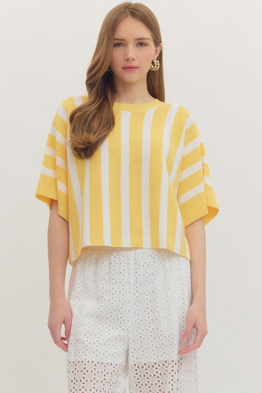 Stripe Knit Sweater