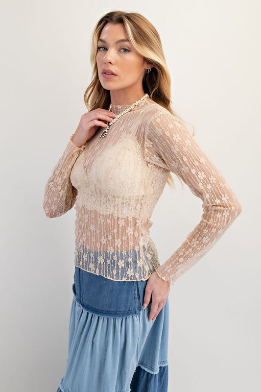 Lace Layering Top