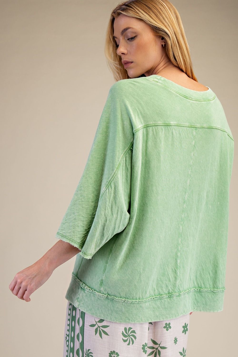 Cotton Gauze Relaxed Top