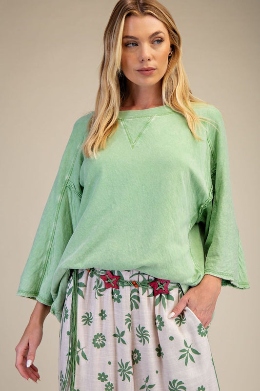 Cotton Gauze Relaxed Top