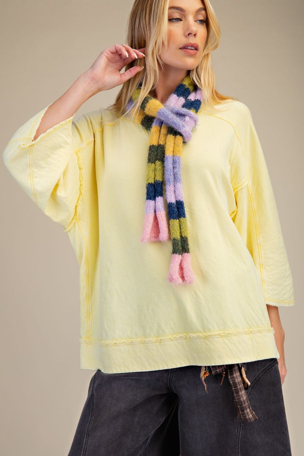 Cotton Gauze Relaxed Top