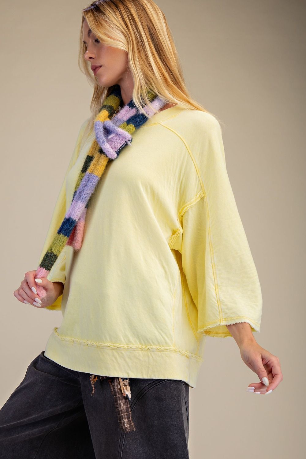 Cotton Gauze Relaxed Top