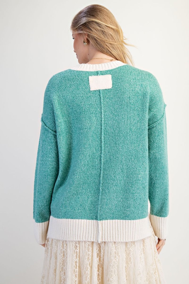 Horseshoe Sweater Atlantis Green