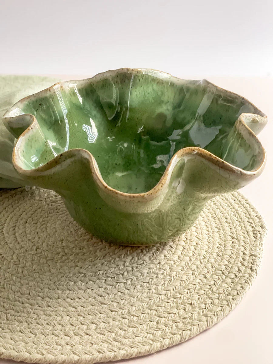 Mid Bloom Bowl in Matcha Leaf