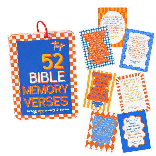 Kids Bible Memory Cards Boy