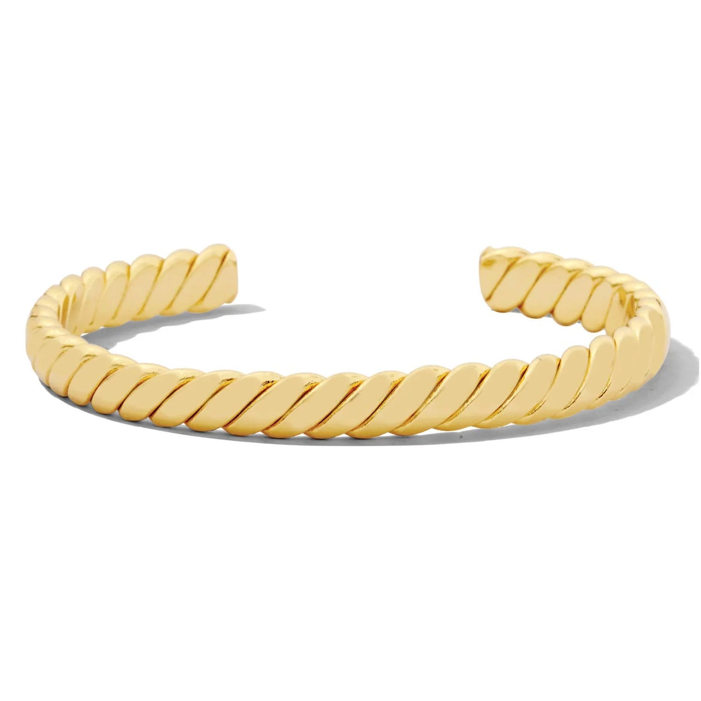 Bracelet Classic Twisted Cable Cuff Bracelet Gold