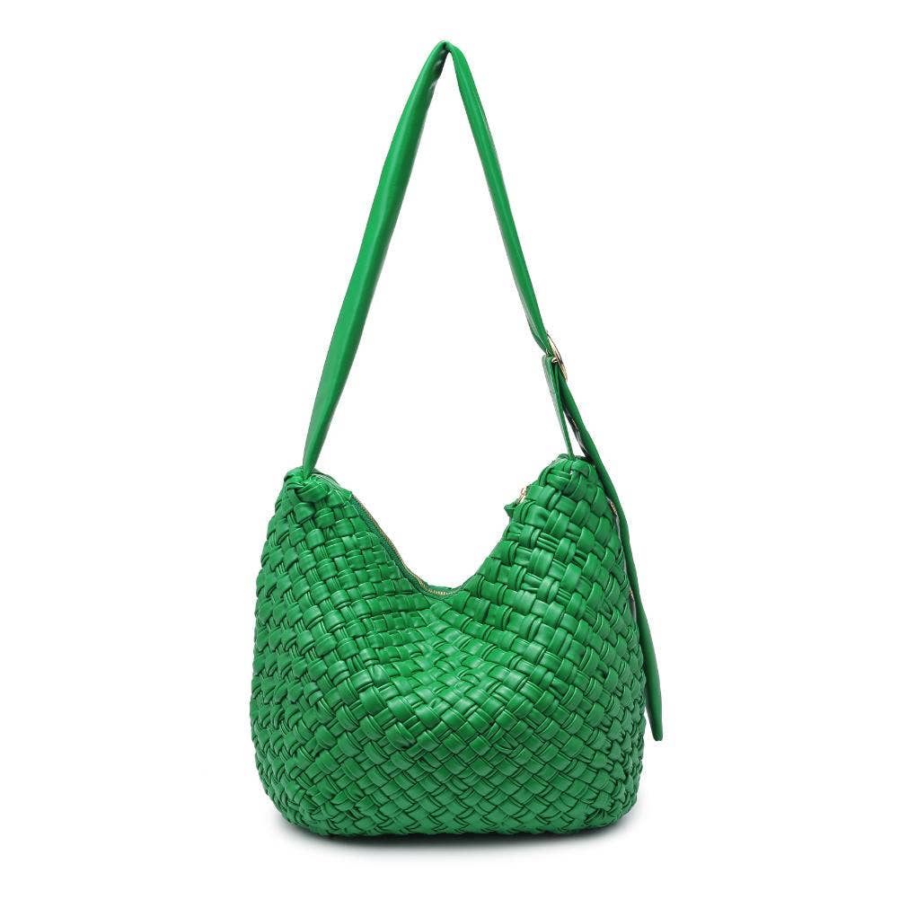 Classica Woven Crossbody: Oatmilk