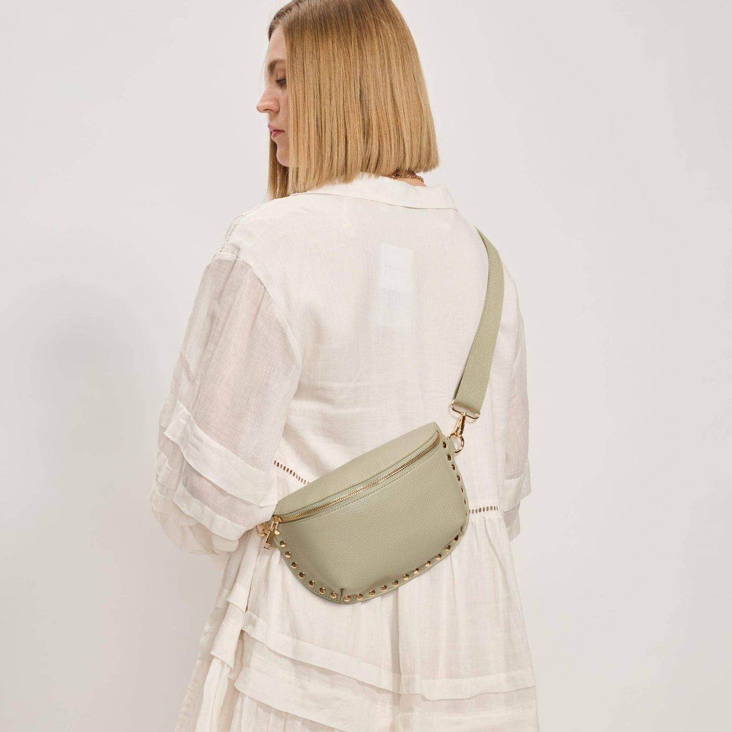 Gizelle Belt Bag: Natural