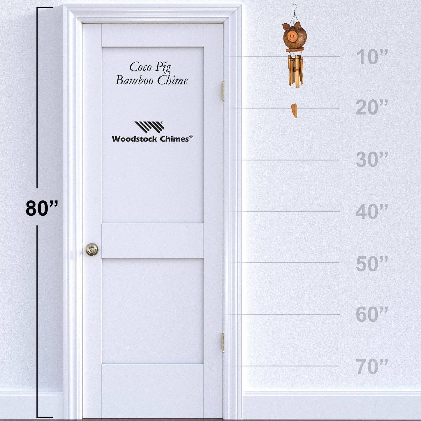 Coco Pig Bamboo Chime