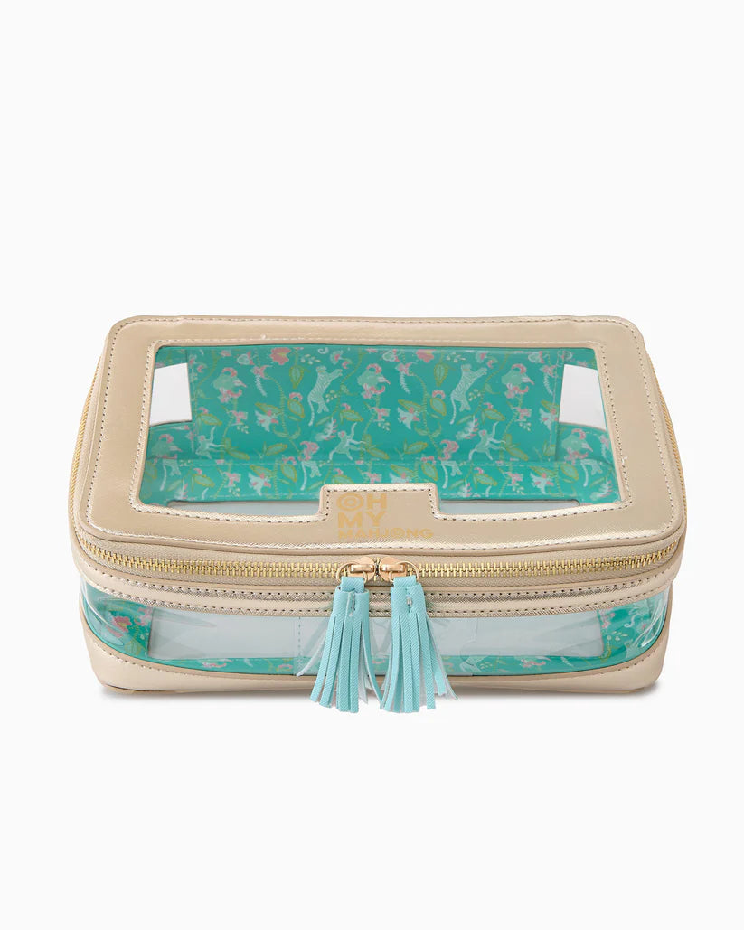 Mahjong Tile Storage Bag Gold
