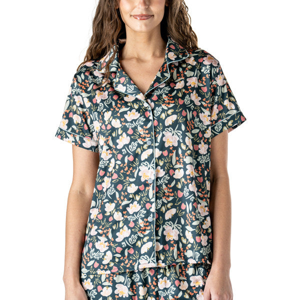 Satin Pajama Top