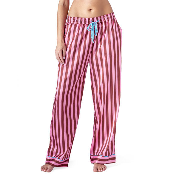 Hello Mello Mon  Cheri Satin Pajama Pants