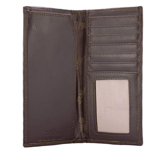 Old School Camo Secretary Wallet Shot