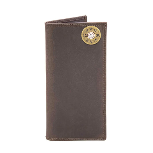 Shotshell Leather Secretary Wallet