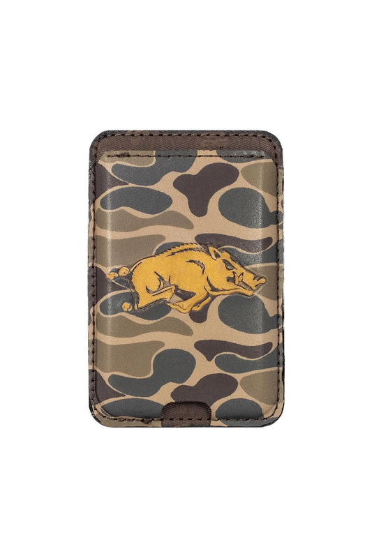 Arkansas Razorbacks Magnetic Phone Card Holder